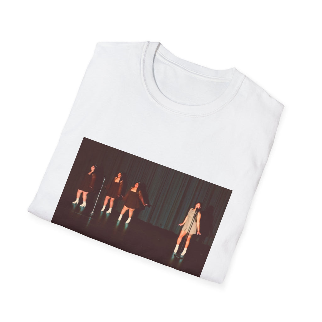 Graphic T-Shirt — Vintage Stage Photo Front & "I hate it! I hate it!" Text Back