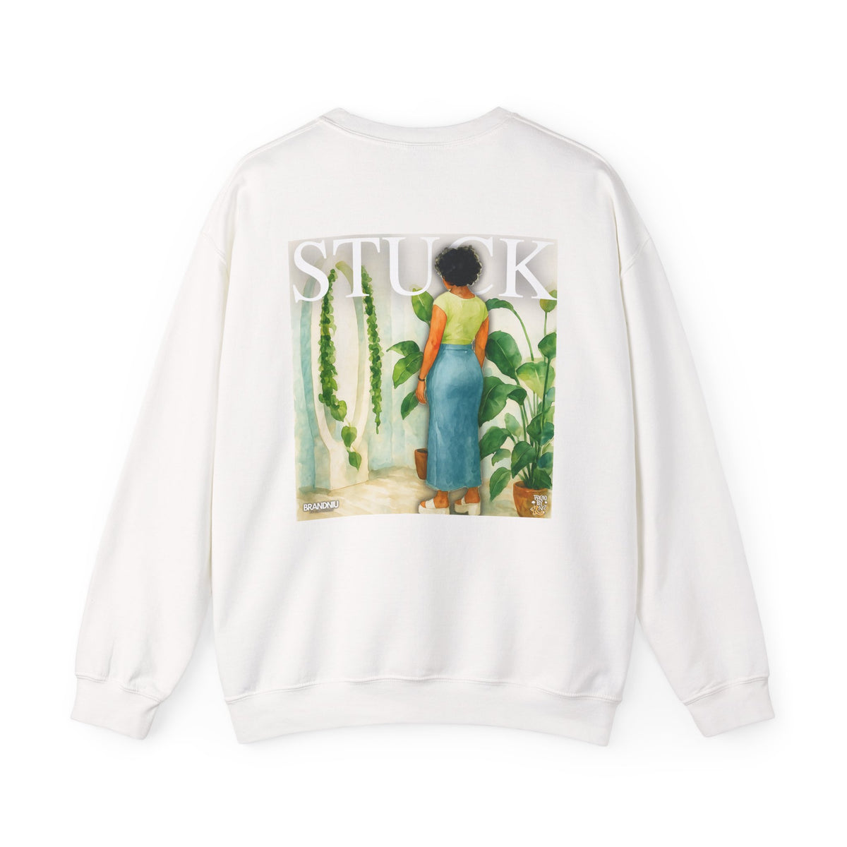 Stuck Crewneck Sweatshirt — ‘I Ain’t Been Getting No Sleep’ Graphic Pullover